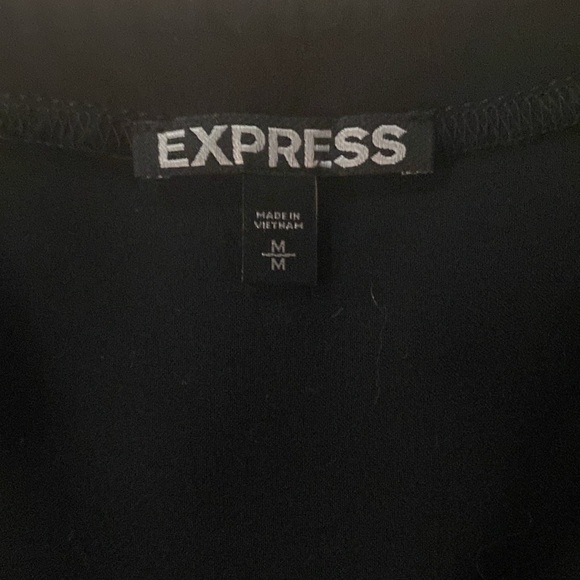 Express black romper with spaghetti straps and lace trim size medium - Picture 5 of 6